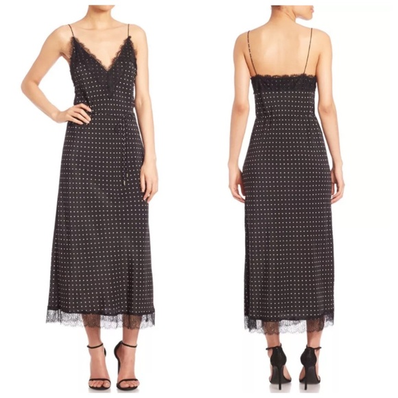 Zimmermann Dresses & Skirts - ZIMMERMANN WOMENS POLKA SILK SLIP DRESS SIZE 2